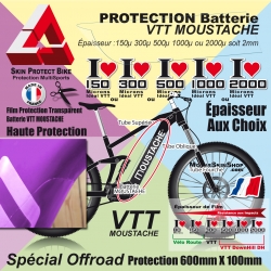 PROTECTION Batterie VTT MOUSTACHE Film Transparent aux choix