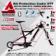 Kit Film Protection Cadre VTT ORBEA RISE 2024 protection cadre adhésive