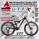 Kit Film Protection Cadre VTT ORBEA RISE 2024 protection cadre adhésive